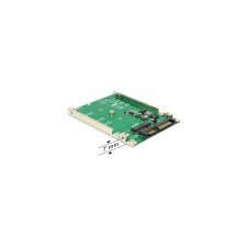DeLOCK cable gender changer SATA M.2 NGFF Verde