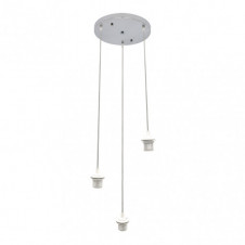 Armazon Plafon Nia 3xe27 Cromo Regx30x30cm