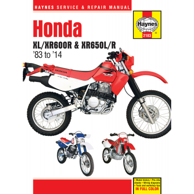 Manual de reparación motocicleta HAYNES 2183