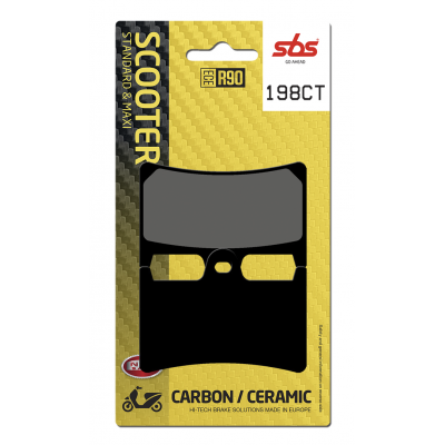 CT Scooter Carbon Tech Organic Brake Pads SBS 198CT