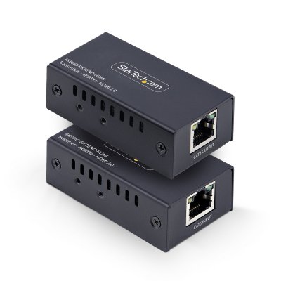 4K50IC-EXTEND-HDMI extensor audio/video Transmisor y receptor de señales AV Negro