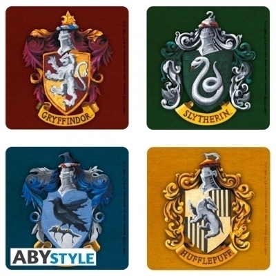 Set 4 posavasos harry potter - casas