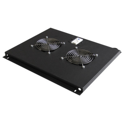 WP Termostato para Armarios de la Serie RNA con 2 Ventiladores - 475x55x400mm - Color Negro