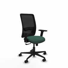 Piqueras y Crespo Zulema sincro malla negra bali verde botella brazos 2D base nailon ruedas 65mm nailon