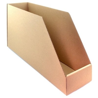 Caja de cartón automontable V PARTS para organización de stock - 560x160x300mm 302500