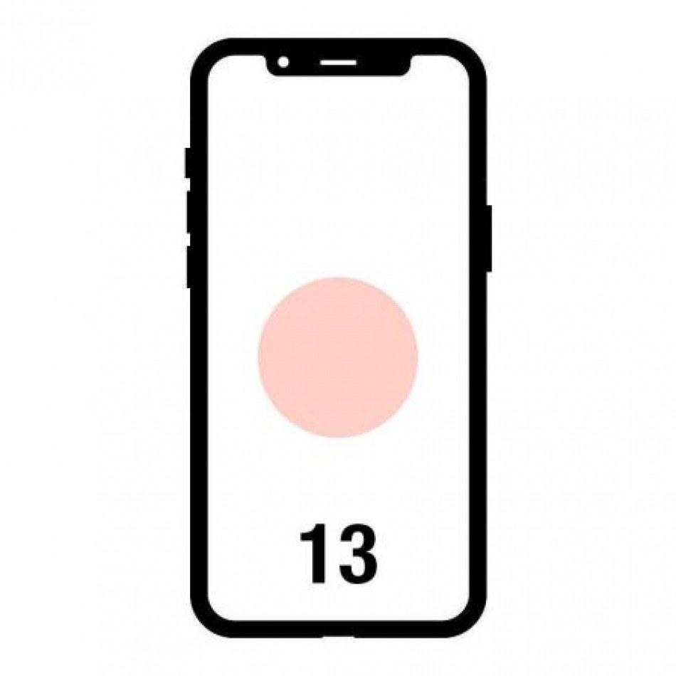 Smartphone Apple iPhone 13 256GB/ 6.1/ 5G/ Rosa