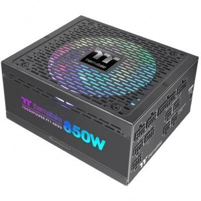 Fuente de alimentacion atx 850w thermaltake toughpower pf1 argb ne 80+ platinum - full modular - ventilador 140mm - rgb