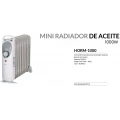 Radiador de aceite mini Infiniton HORM-1000, 1.000 W, 1 potencia, termostato regulable, blanco - imagen 3