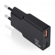 AISENS ASCH-30W2P047-BK cargador de dispositivo móvil Cámara digital, MP3, MP4, Teléfono móvil, Navegante, Portátil, Consola de juegos portátil,