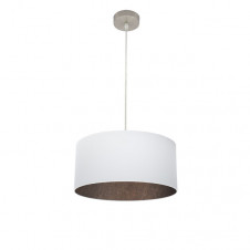 Colgante Tatiana 1xe27 Niquel/blanco-oxido Regx40x40 Cm