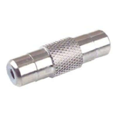 Adaptador RCA HembrAHembra Recto Metalico