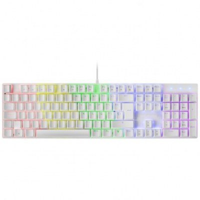 Teclado mars gaming mk422 usb rgb mecanico blanco