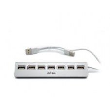 Hub Nilox Usb 2.0 A 7xusb 2.0 Aluminio Gris