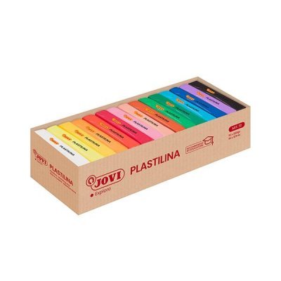 JOVI C.15 PASTILLAS DE PLASTILINA 350G COLORES SURTIDOS