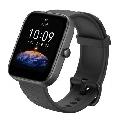 Amazfit Bip 3 Pro Reloj Smartwatch - Pantalla 1.69 - Bluetooth 5.0 - Resistencia al Agua 5 ATM - Carga Magnetica - Color Negro