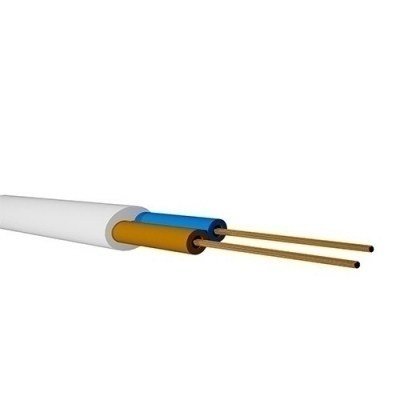 Manguera Electrica BLANCA 2x0,75mm PLANA 300/500V (100m)