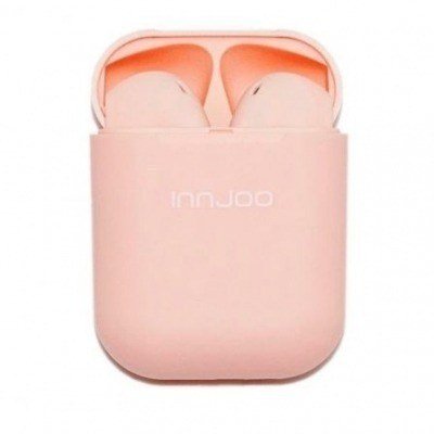 Auriculares Bluetooth Innjoo GO V4 con estuche de carga/ Rosas