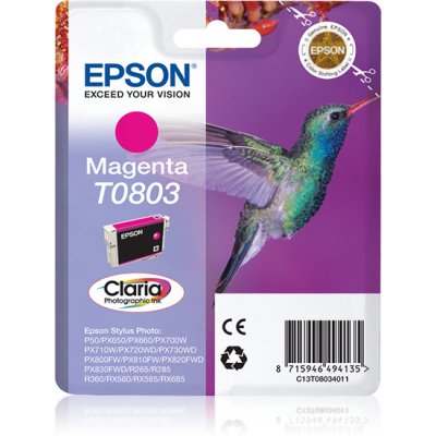 Hummingbird Cartucho T0803 magenta (etiqueta RF)