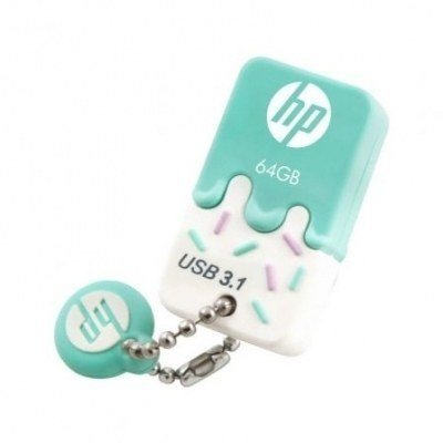 PENDRIVE HP X778W VERDE 64GB - CONECTOR USB-A - 75MB/S LECTURA - USB 3.1