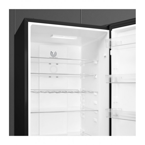 Frigorífico combi Smeg RC20KDND, 200 x 60 x 59.2 cm, Total No Frost, clase D, 197 kWh/año, 35 dB, 331 litros, Multiflow, reversible, dark inox - imagen 4