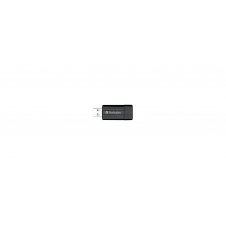MEMORIA USB 2.0 VERBATIM 32GB PINSTRIPE NEGRO 49064