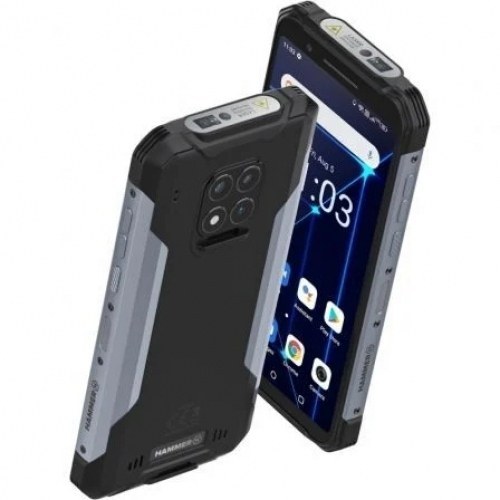 Smartphone Ruggerizado Hammer Construction 6GB/ 128GB/ 6/ Negro Meteorito