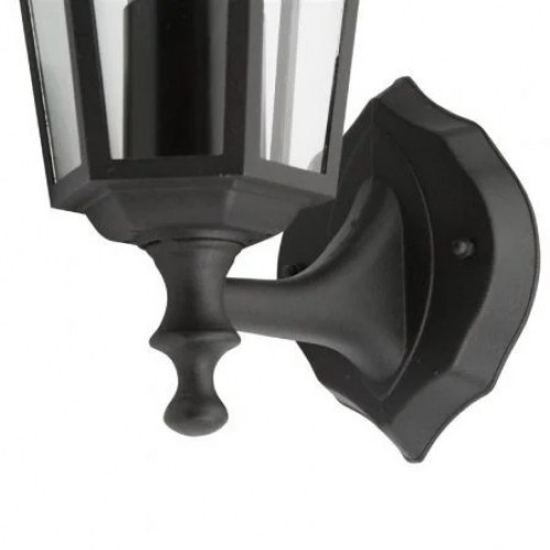 Lámpara de exterior para Pared Smartwares 5000.030 Classico/ Negra