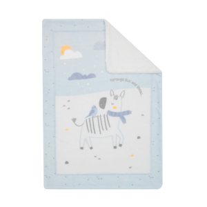 Manta de sherpa supersuave para bebé 80/110 cm Stripy Friends