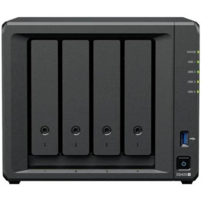 NAS Synology Diskstation DS425+/ 4 Bahías 3.5- 2.5/ 6GB DDR4/ Formato Torre