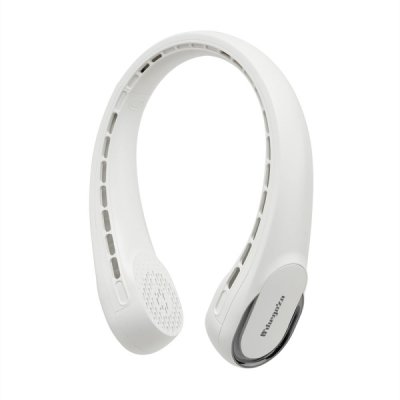 Orbegozo NF 4500 Ventilador de Cuello Refrescante - Motor DC - 3 Velocidades - Salida de Aire 360 - Silencioso - Bateria de 3600mAH - Color Blanco