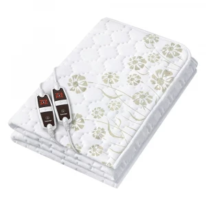 Calientacamas eléctrico doble Beurer UB 68 XXL, 150 x 160 cm, 2 x 60 W, 2 zonas, 4 niveles, apagado automático, lavable, blanco