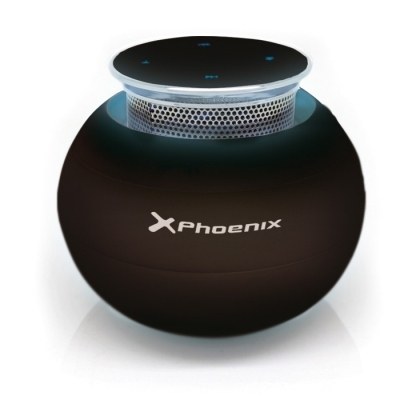 Altavoz portatil phoenix ufoboom tactil negro