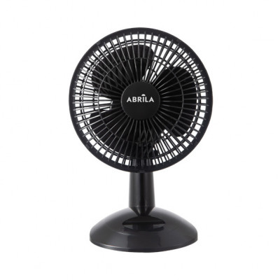 Ventilador Sobremesa Pizarro Mini Negro 2vel 20w Orientable 27x20x15cm