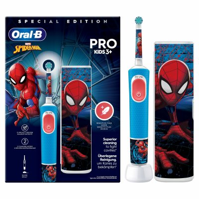 Vitality Pro Kids Spiderman Niño Cepillo dental oscilante Azul, Rojo