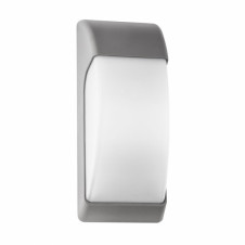 Aplique Exterior Espelta 1xe27 Gris Ip65 Policarbonato 32x12,9x13 Cm