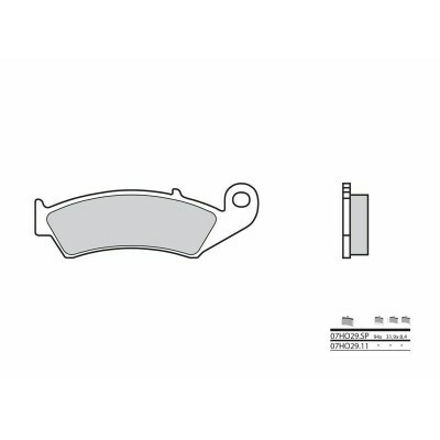 Pastillas de freno sinterizadas Brembo 07HO29SP 07HO29SP