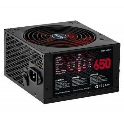FUENTE ALIMENTACION 650W NOX NX650 VENT. 14CM Eficiencia 87%