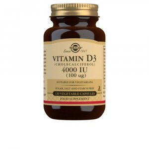 VITAMINA D3 4000 UI 100 µg Colecalciferol cápsulas vegetales 120 u