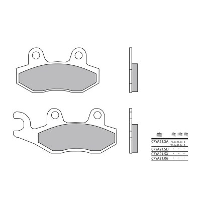 BREMBO Street Sintered Metal Brake pads - 07YA21LA 07YA21LA