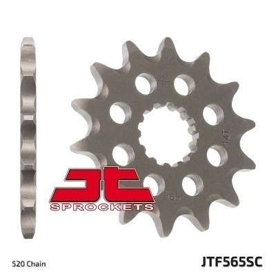 Piñón JT SPROCKETS acero autolimpiable 565 - Paso 520 JTF565.13SC