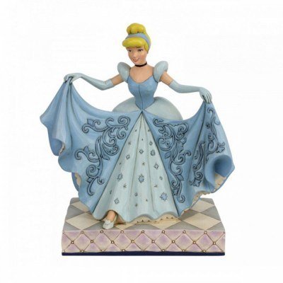 Figura enesco disney la cenicienta la cenicienta zapato de cristal