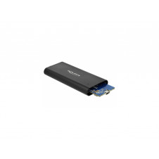 DeLOCK 42614 caja para disco duro externo Caja externa para unidad de estado sólido (SSD) Negro