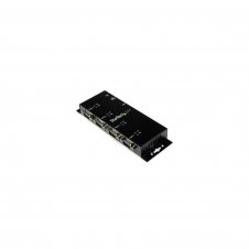 StarTech.com Concentrador Adaptador USB a Serie RS232 DB9 4 Puertos â?? Riel DIN Industrial y Montaje en Pared