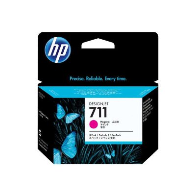 HP 711 Original Tinte magenta Standardkapazitt 3er-Pack