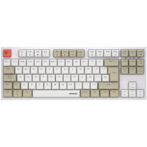 Teclado Phoenix ROYAL TKL MECANICO GAMING blanco