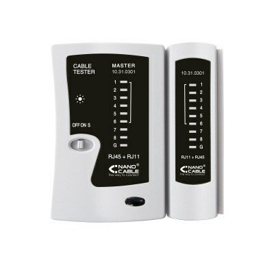 Tester Red RJ11 RJ12 RJ45 NANOCABLE