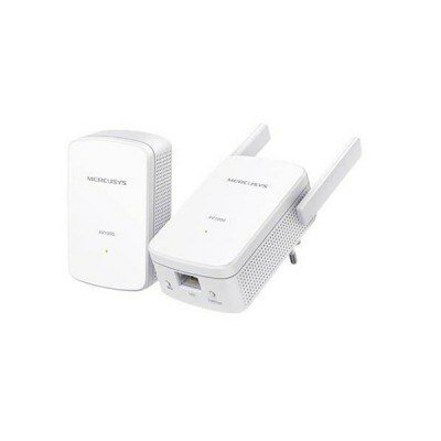 HOMEPLUG WIFI MERCUSYS MP510 KIT WIFI N 300MBPS CON PUERTO ETHERNET GIGABIT KIT COMPUESTO POR EMISOR Y RECEPTOR CON WIFI + LAN GIGA