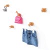 Set de 5 colgadores infantiles de animales madera · Animals H190-M9500