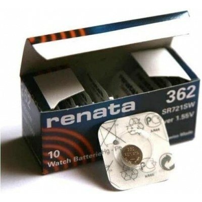 Pila Reloj 362 RENATA Oxido Plata 0%Hg SR0721SW