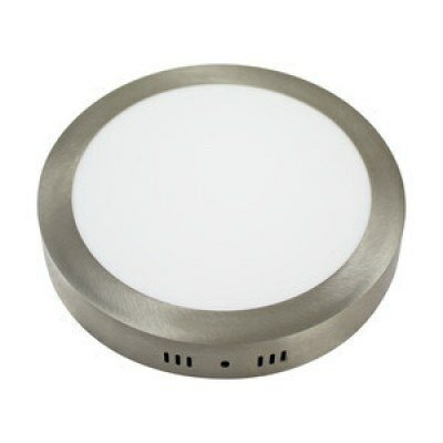 Plafon Led Redondo NIQUEL 18W Superficie